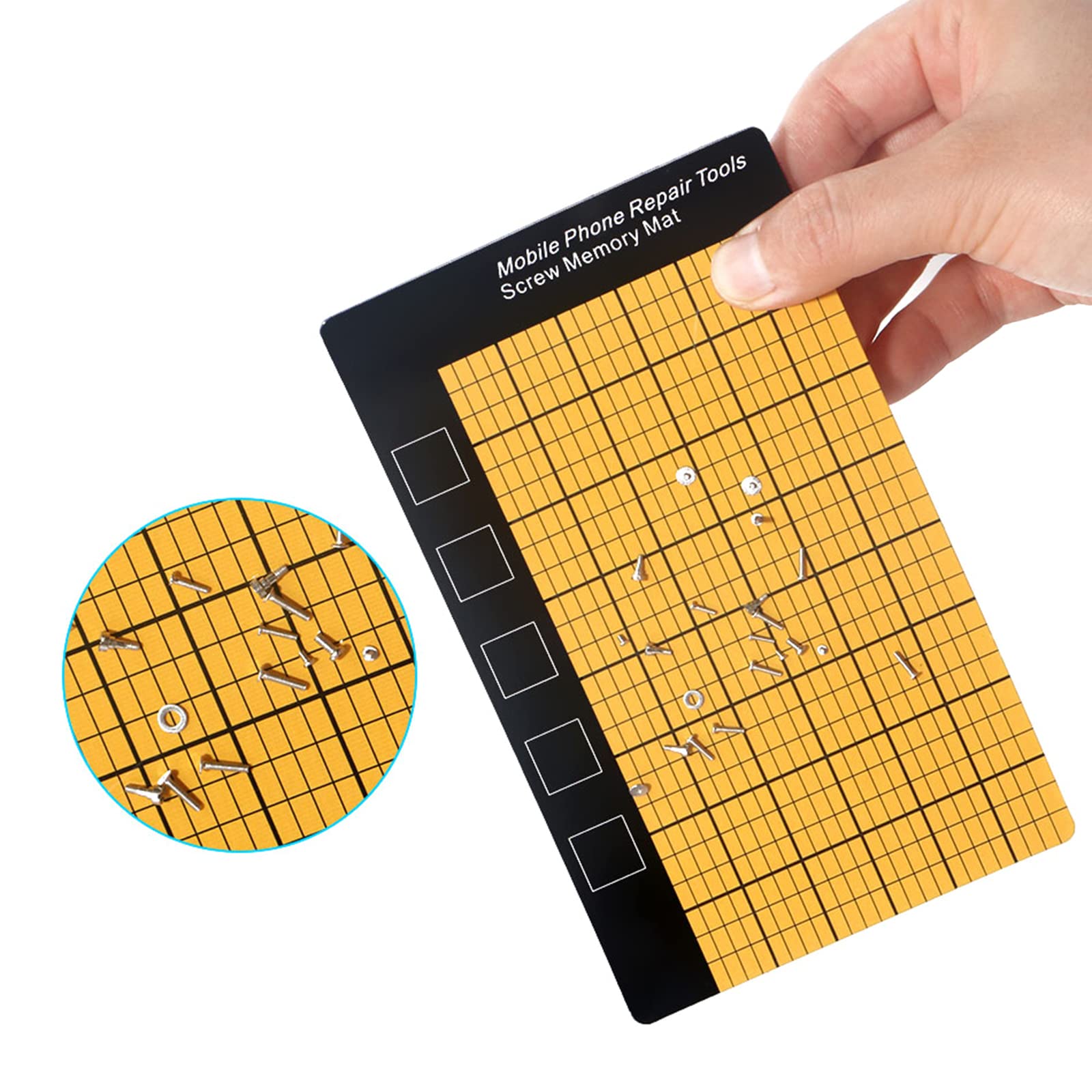 PASNMKvn Screw Mat Memory Chart Work Pad Repair Tools for for Tablet Laptop Repair Lightweight