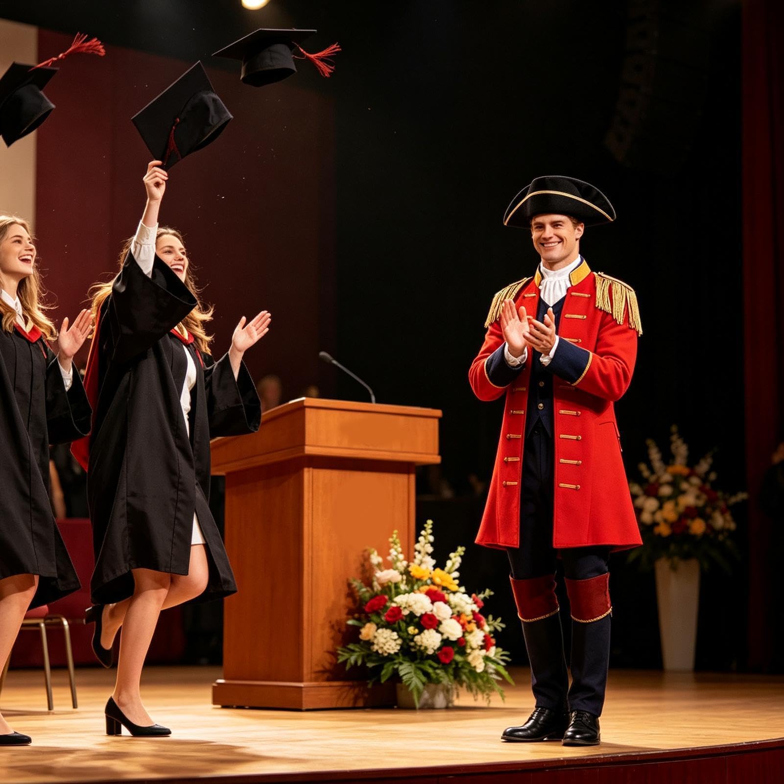 `Costume da Uomo dei Padri Fondatori Storico Patriottico Cappotto Giacca