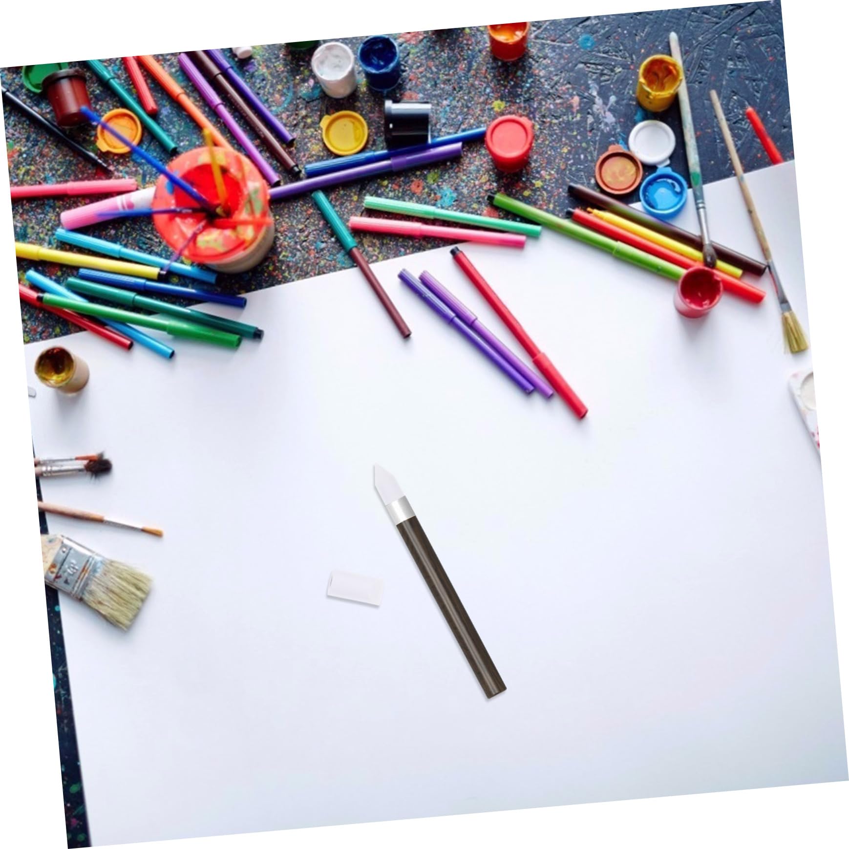 NUOBESTY Artists Must-have 3pcs Sketching Pen Tip Replacement Heads Eraser Blending for Smooth Artworks