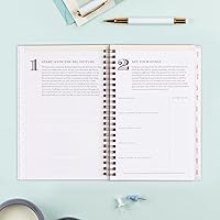 Vista 6 de Blue Sky Day Designer - Agenda semanal y mensual 2024, 5 x 8 pulgadas, cubierta esmerilada, encuadernado con alambre, azulejos (101410-24)