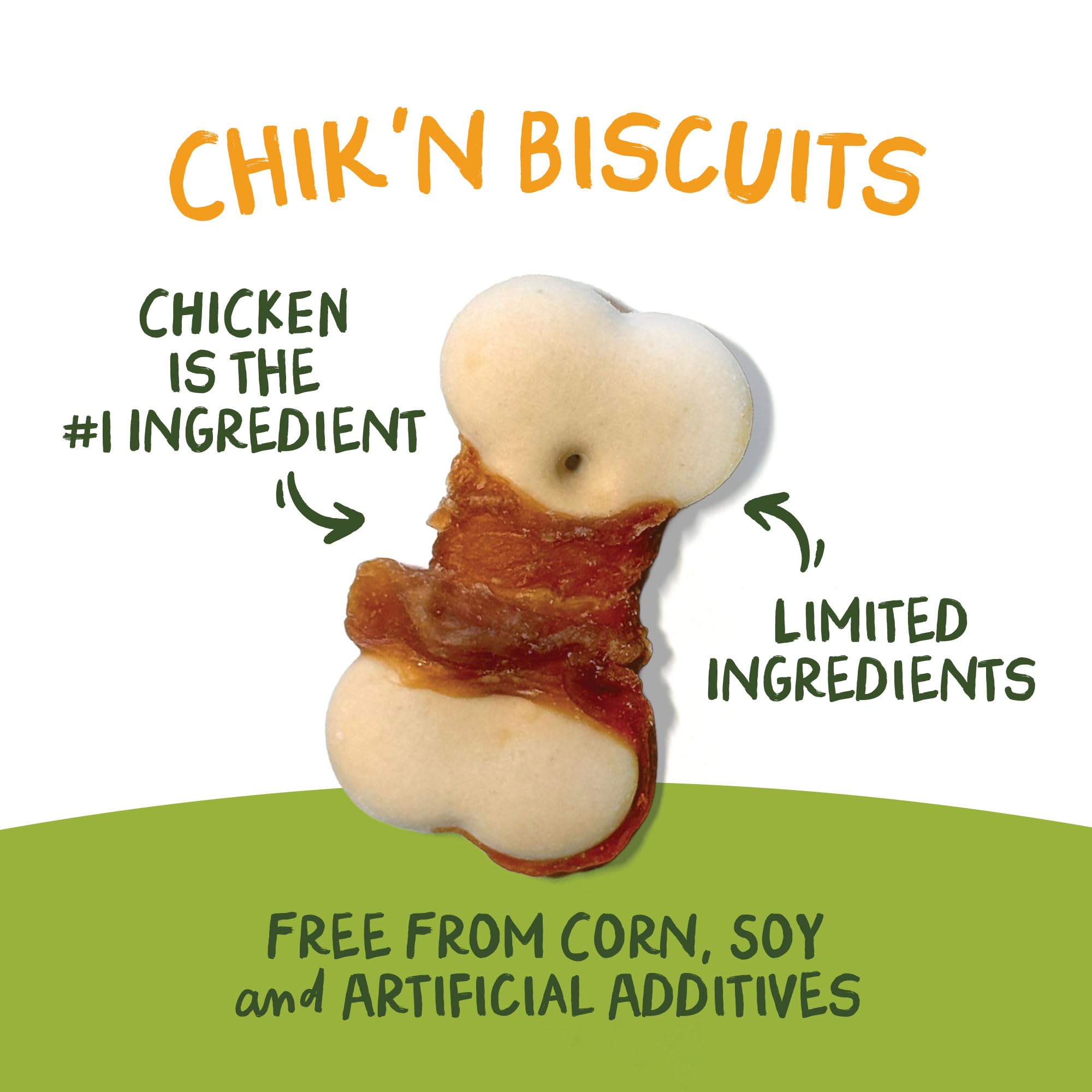 'n' n 'Chik Galletas Naturales de Forma de Mascota Perro Treats