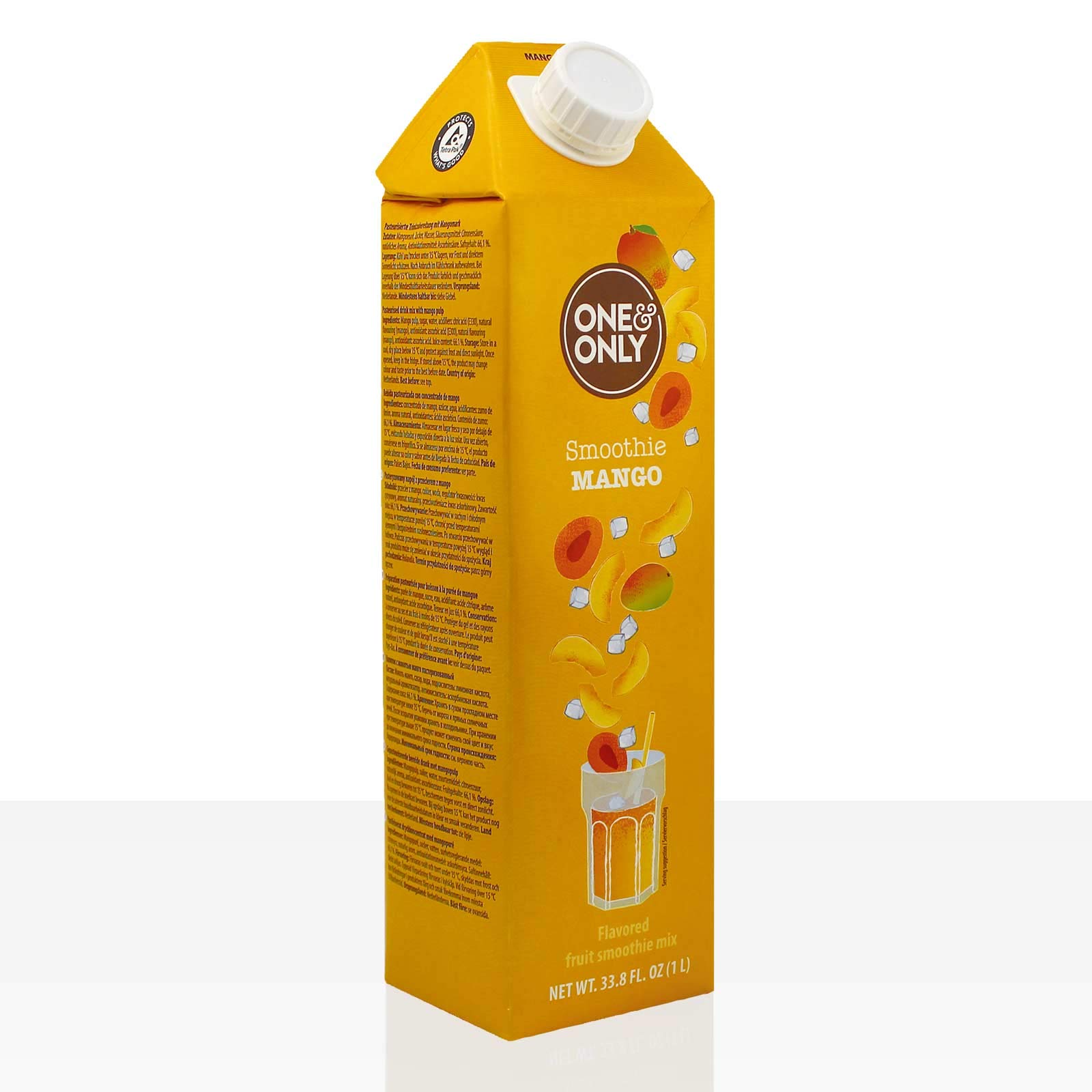 One&Only Smoothie Mango 6 x 1l