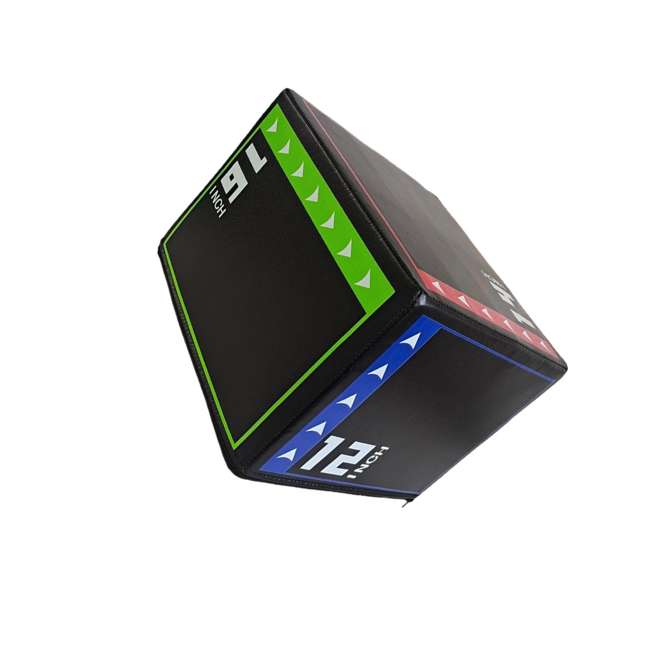 Plyometrisches Sprungbox Step Box Springen für Fitness Workout, Übungen und Heim Gym Konditions Krafttraining 3 in 1 Plyometrisches Sprungbox Step Springen
