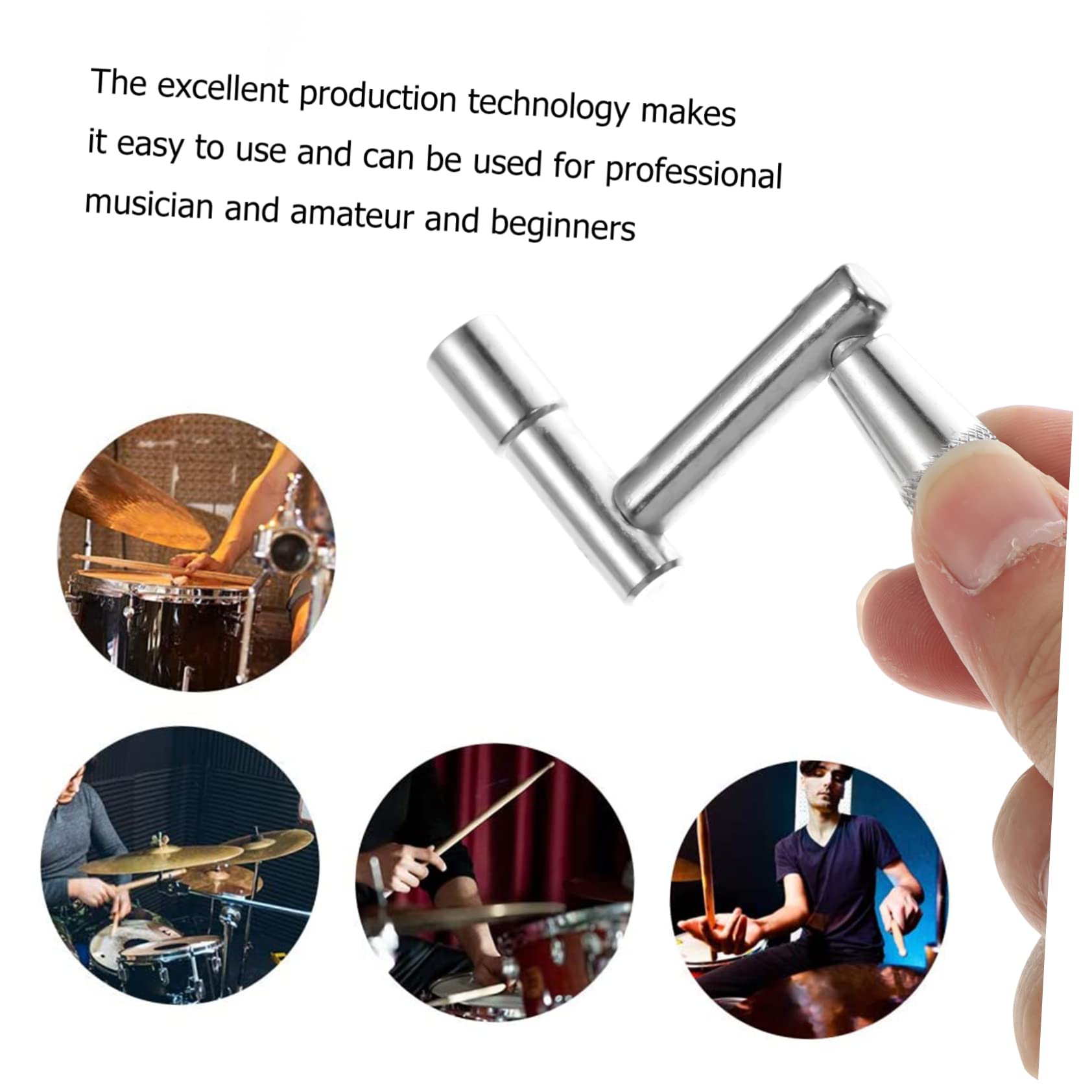 LIFKOME Drum Tuner Key Set 4 Pcs Shape Drum Keys Drum Set Wrench Drum Tuning Keys Conditioning Tool Drum Kit Accessories Present for Drummers