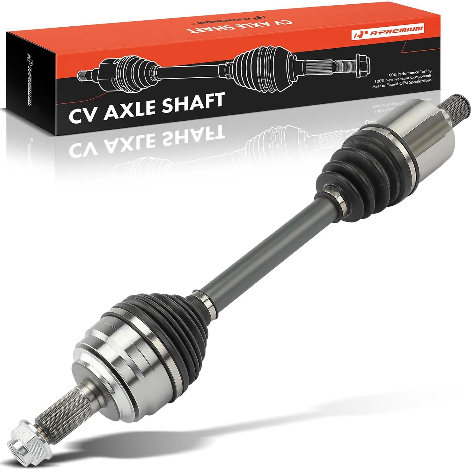 A-Premium CV Axle Shaft Assembly - Compatible with Honda Accord 2018 2019 2020 2021 2022 2.0L, Automatic Transmission - Front Left Driver Side, Replace# 44306TVCA52