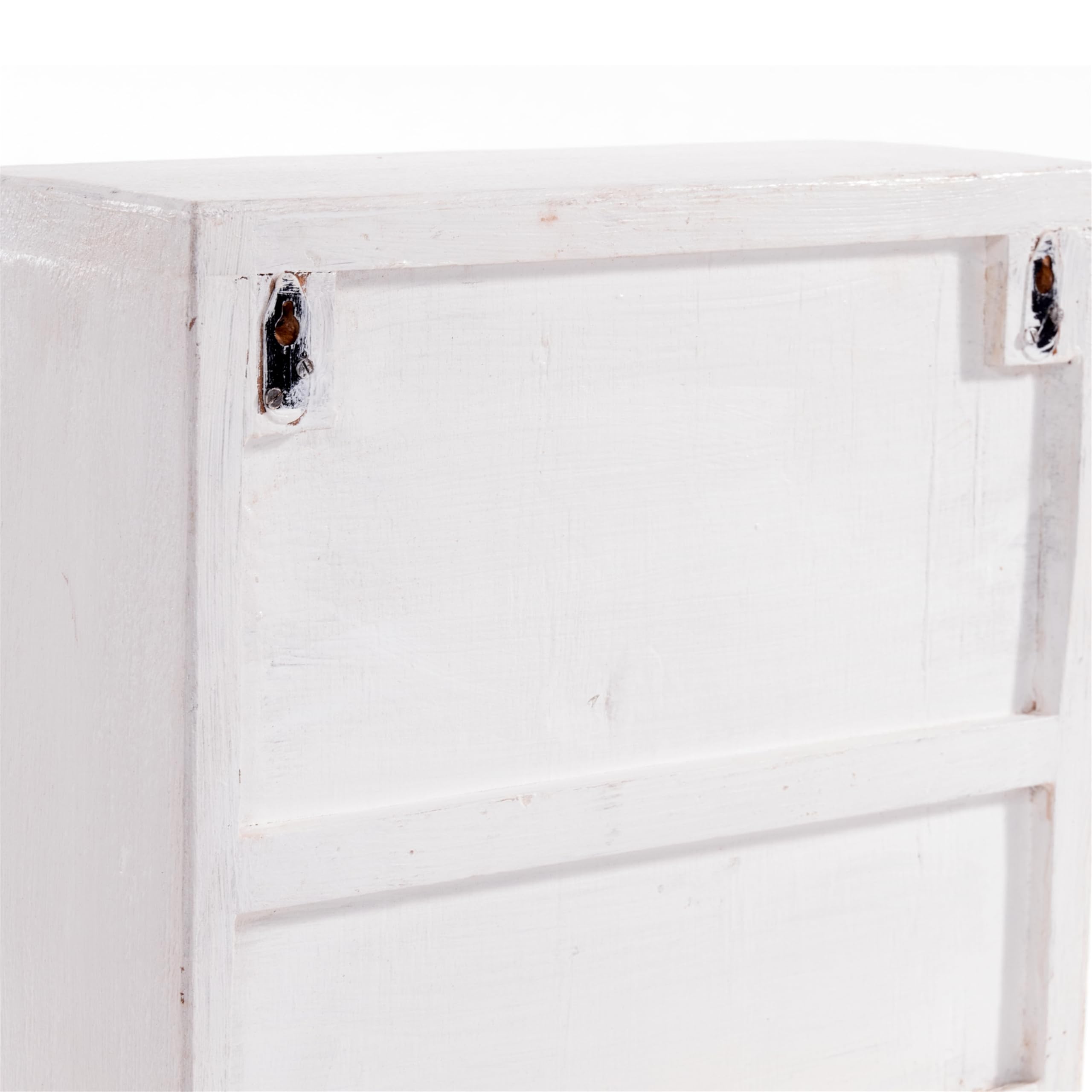Armoire à pharmacie – Medic 35 – 35 x 35 x 13 cm (h x l x p) – En acajou – Armoire murale au design vintage retapé chic