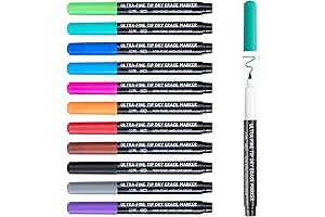 maxtek Skinny Whiteboard Markers: Ultra Fine Writing Instruments