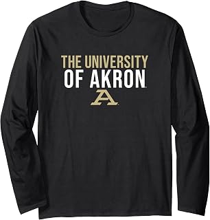 University of Akron Zips Stacked Long Sleeve T-Shirt