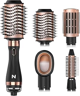Hair Dryer Brush Blow Dryer Brush in One Hot Air Brush for Drying and Straightening, Volumizer Multi-Styler Smooth Curls for All Hair Types, Frizz-Free Blowout Brush for Salon Quality