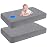 Yoofoss Waterproof Crib Mattress Protector 2 Pack, Quilted Crib Mattress Pad Cover Ultra Soft and Breathable, Machine Washable Toddler Mattress Protector for Standard Baby Crib Size 52\'\'x28\'\'