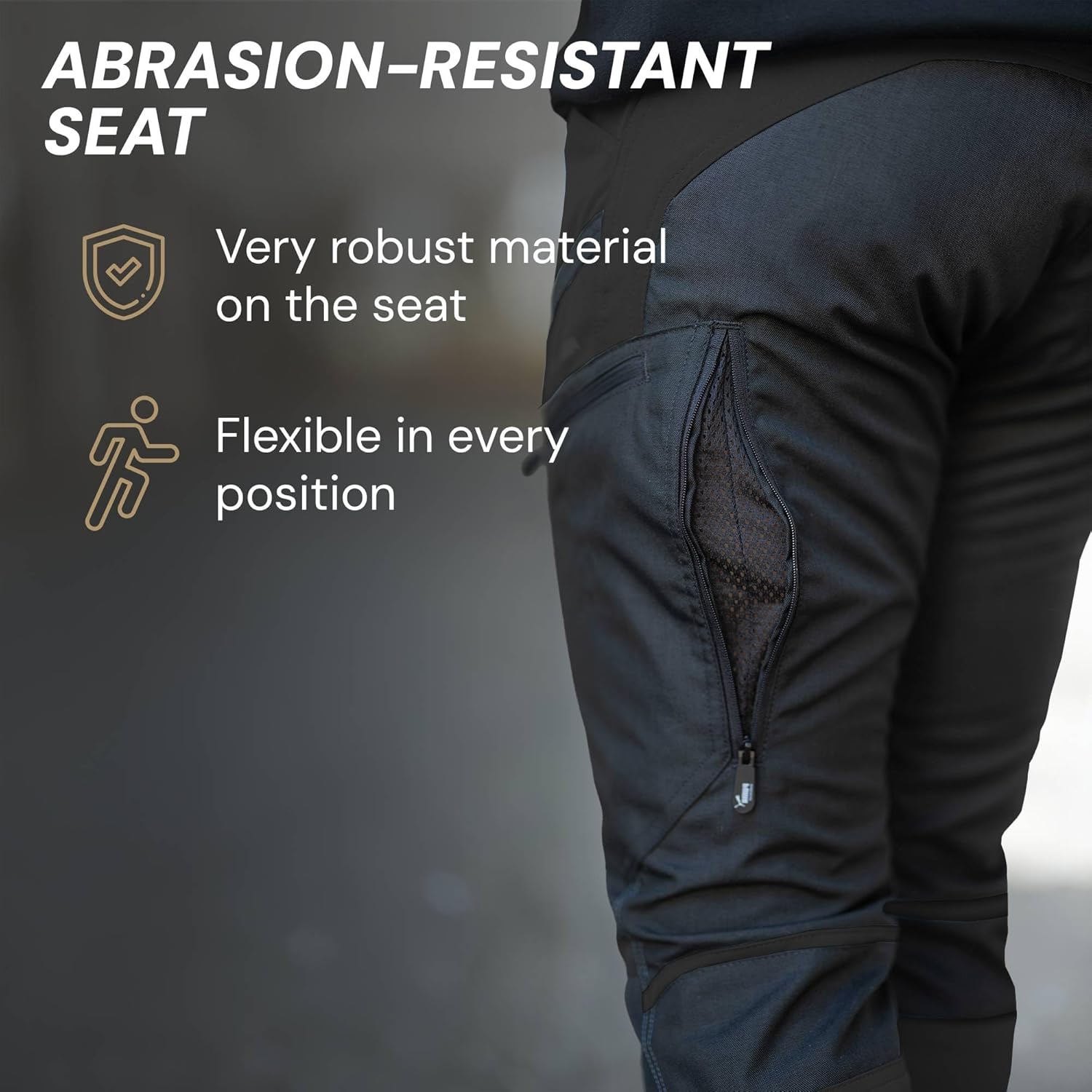 PUMA Workwear Pro-One Outdoor Hiking Pants Men - Breathable & Durable - Partially Water-Repellent - Ripstop Cargo Pants - Image 3