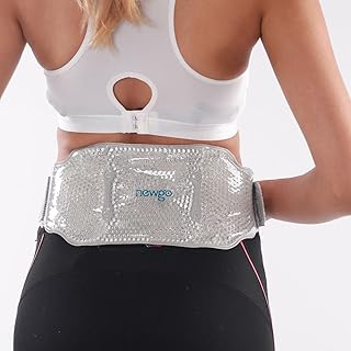 NEWGO Ice Pack for Back Pain Relief, Ice Pack Lower Back Ice Wrap Hot Cold Therapy Gel Cold Pack for Lower Lumbar, Sciatica Nerve Pain, Herniated Disc, Tailbone Pain Relief