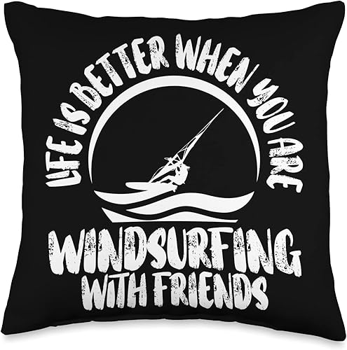 Windsurfer Windsurf Surfer Apparel Windsurfing Surfing Board Water Sports Throw Pillow 16x16 Multicolor Windsurfer Windsurf Surfer Apparel Windsurfing Surfing Board Water Sports Throw Pillow 16x16 Multicolor