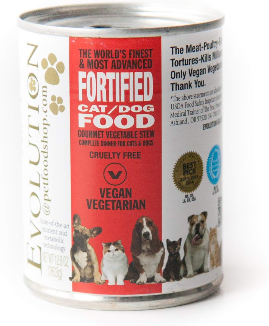 Evolution Diet Vegetable Stew Moist Dog Food Full 24 Can Case