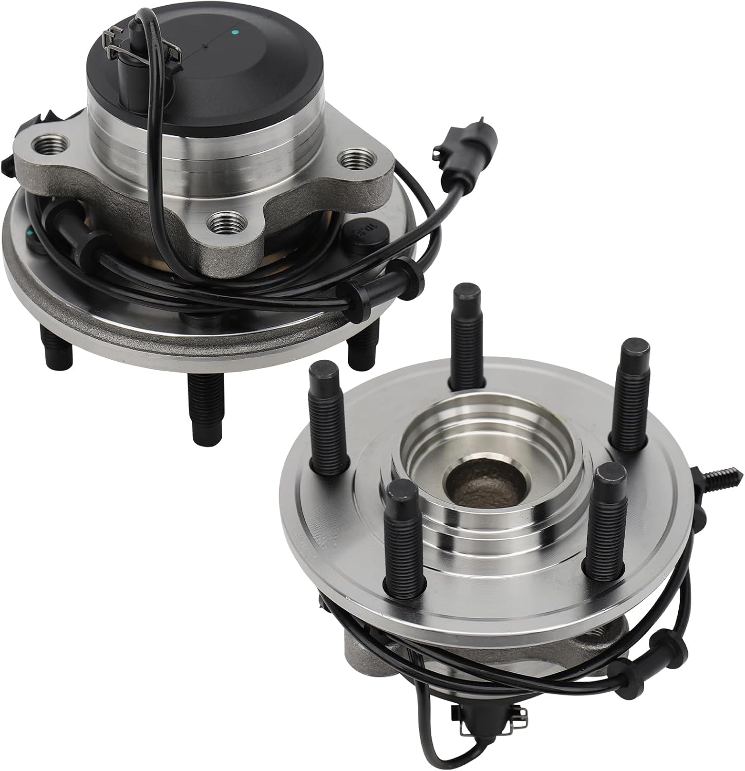 [Pair] RWD DRIVESTAR 513169 Front Left/Right Wheel Hub & Bearing Assembly for Jaguar S-Type 2000-2008, 2004-2008 Jaguar XJR / XJ8, 2009-2014 for Jaguar XF; 5 Lug W/ABS