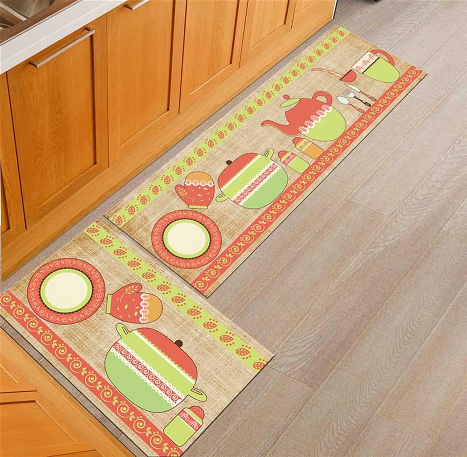 Tapis de bain géométrique moderne antidérapant de 14mm