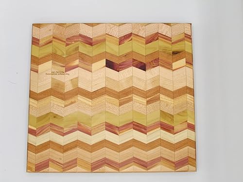 Miniatura 1 de Handmade large wood Cutting Board 3D design appearence 11x12 inch size