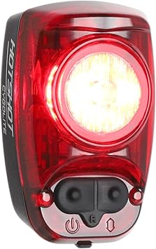 CYGOLITE Hotshot 100 & 50 Lumen & 2W Bicycle Taillight Models 6 Night & Daytime Modes User Tunable Flash Speed Compact IP64 WaterResistant Secure Hard Mount USB Recharging Great for Busy Roads