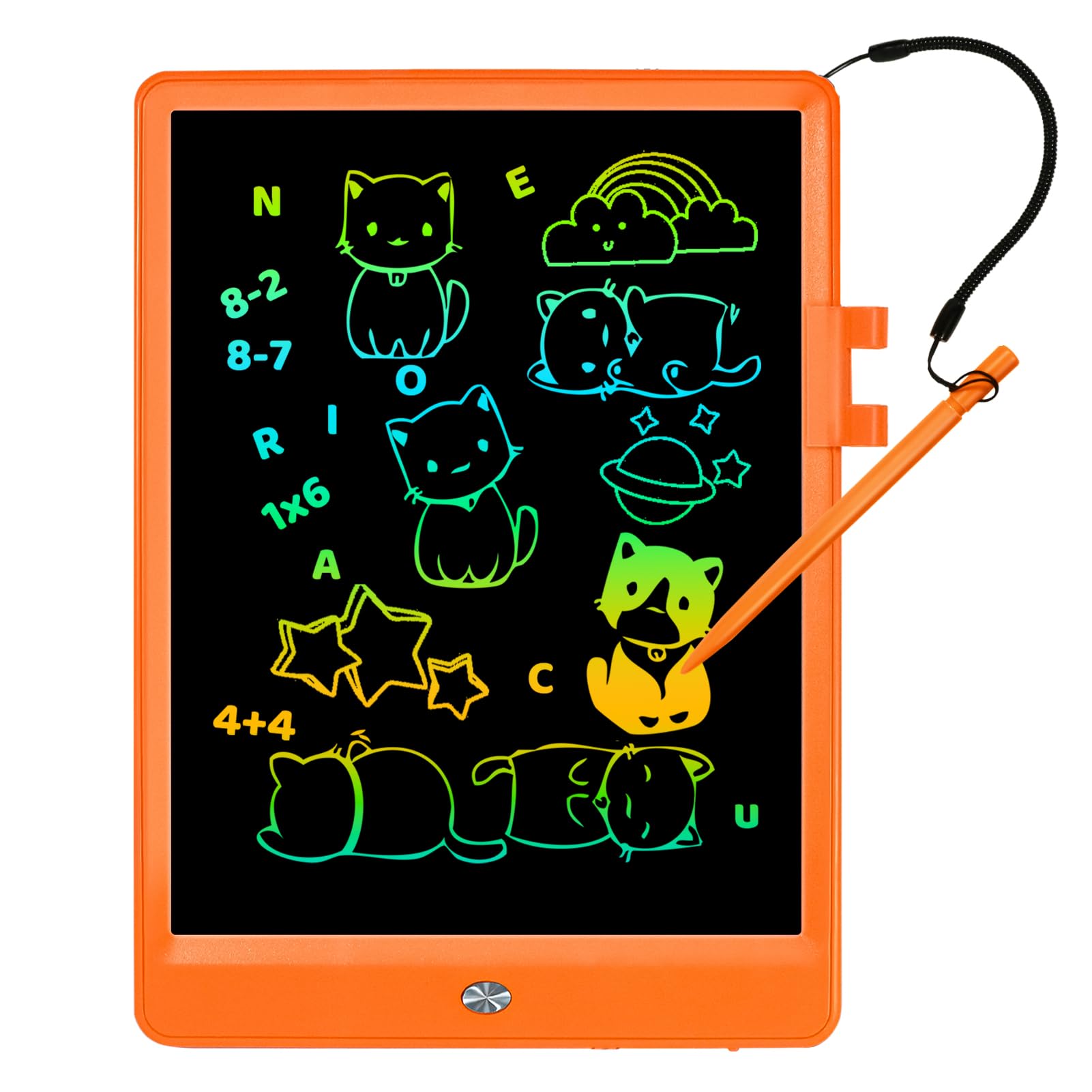 LCD Writing Tablet, Doodle Board Toys Gifts for 3-8 Year Old Girls Boys, 10 Inch Colorful Electronic Board Drawing Pad for Kids, Gifts for Toddler Educational Learning Travel Birthday