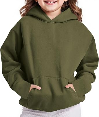 Girls Hoodie Trendy Cute Hooded Sweatshirt with Pocket Baggy Kids Pullover Winter 2025 Back to School Clothes Teens