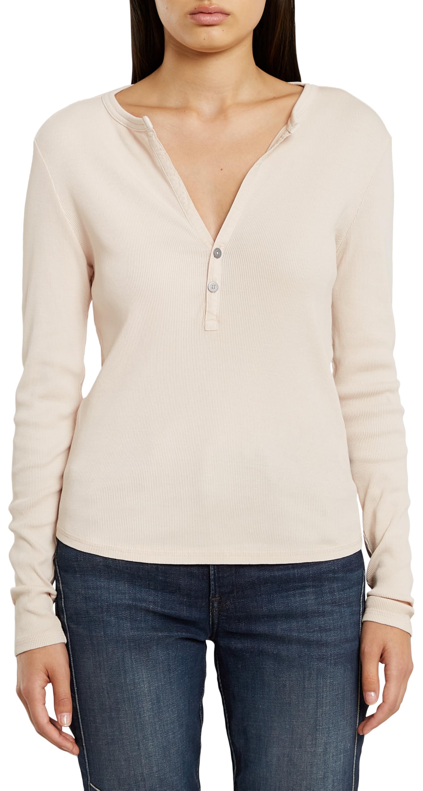 G-Star Damen Deep V-Neck Slim Top