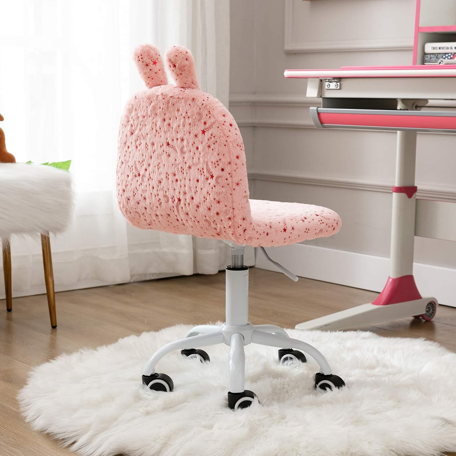 Buy Janoray Kids Chair Comfy Kids Desk Chair Cute Rabbit Kid Chair Swivel Rolling Student Chair School Buy Janoray Kids Chair Comfy Kids Desk Chair Cute Rabbit Kid Chair Swivel Rolling Student Chair School