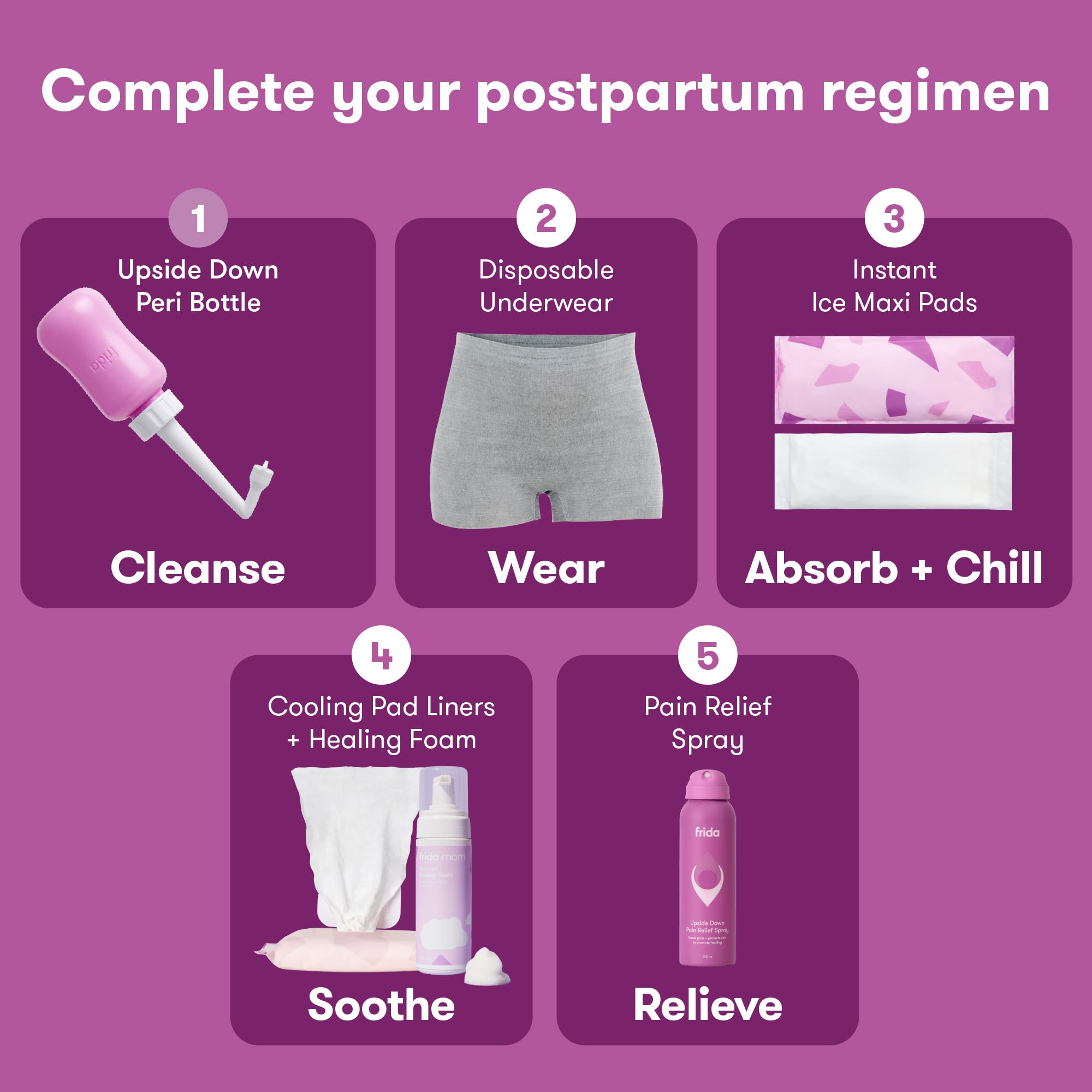 Frida Upside Down Peri Bottle - Postpartum Rinse -5