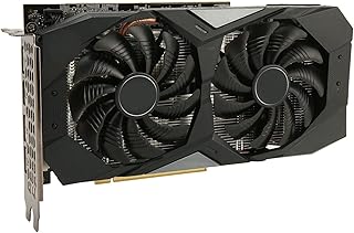 GTX1660Ti 6G Graphics Card, GDDR6 192Bit Dual Fan Gaming Graphics Card, 4K HDR Gaming Graphics Card Replacement, Gaming Video Card for Computer