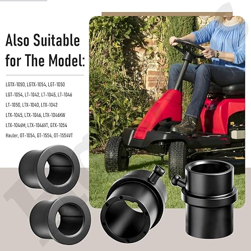 Miniatura 4 de 941-0990B 741-0990B 941-0990A 741-0990 Kit de reconstrucción de cojinetes de rueda delantera compatible con Cub Cadet Craftsman MTD Troy-Bilt Ryobi