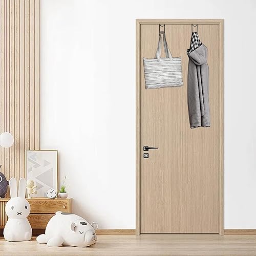 8 Pcs 4 Inch Tack Hook, Heavy Duty Metal Over Rail Tack Hook for Hanging Horse Bridles, Buckets (Black)