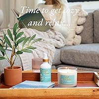 Vista 7 de Vela de loción Vela de soja de lujo Vela de masaje de aromaterapia Velas de aceite de masaje Inspirar Sal marina + orquídea Aroma de spa