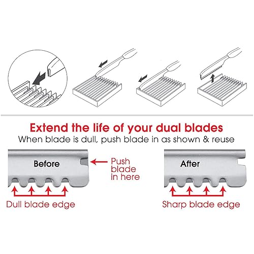 Miniatura 3 de Olivia Garden The Edge - caja de 10 cuchillas de repuesto