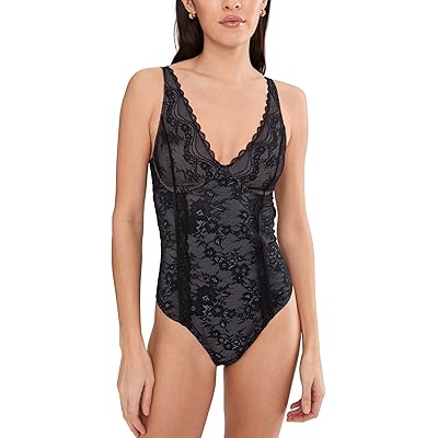 Free People Say You Love Me Bodysuit black