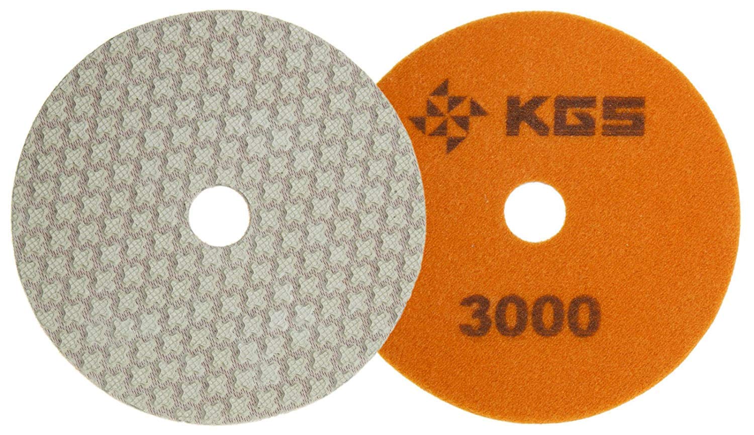 7 Disques Polissage Diamanté à Sec Ø100x15mm KGS Swiflex XX Grain 60 à 3000