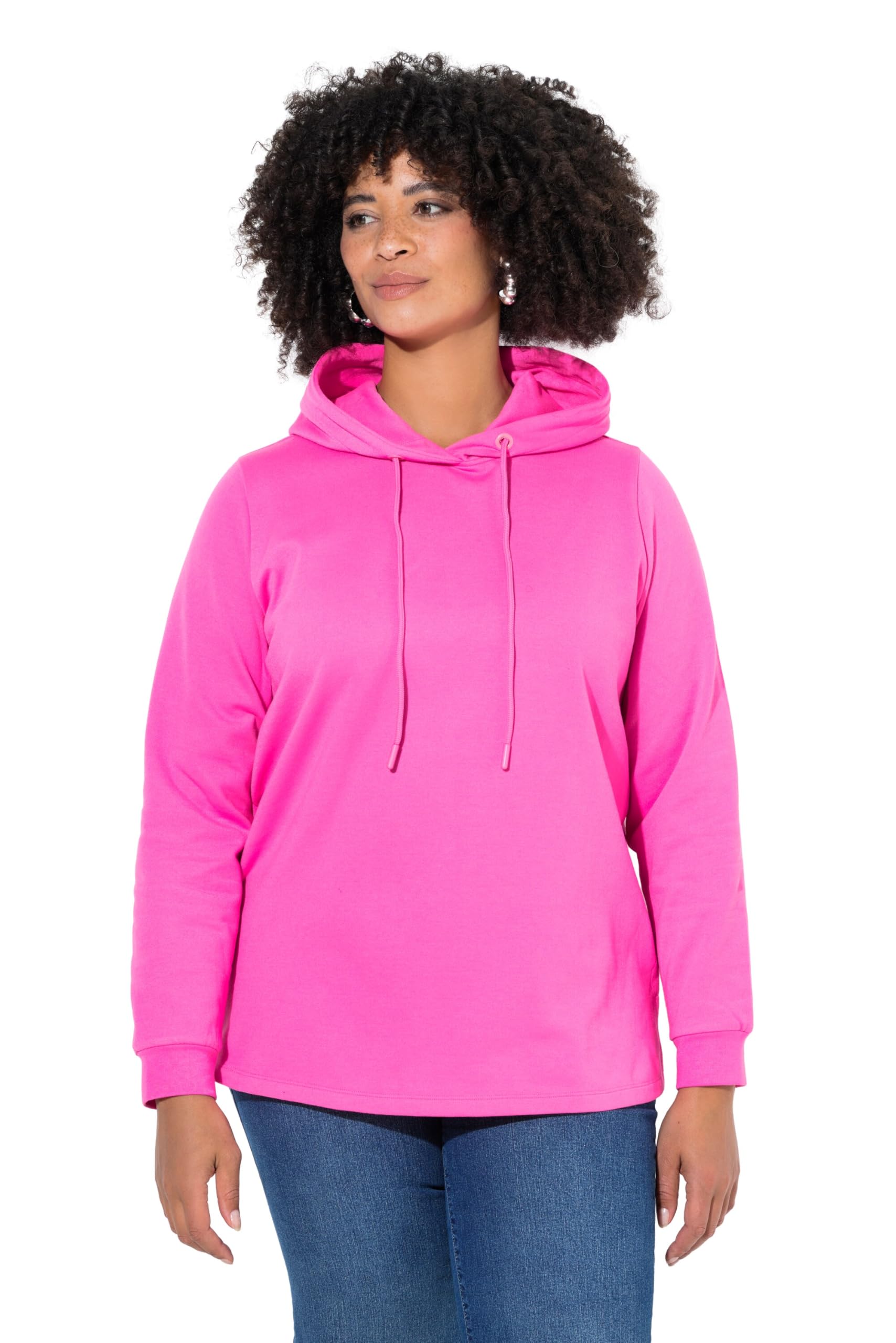 Angel of Style Damen große Größen Übergrößen Plus Size Hoodie, Kapuzensweater, Neonfarbe 848028