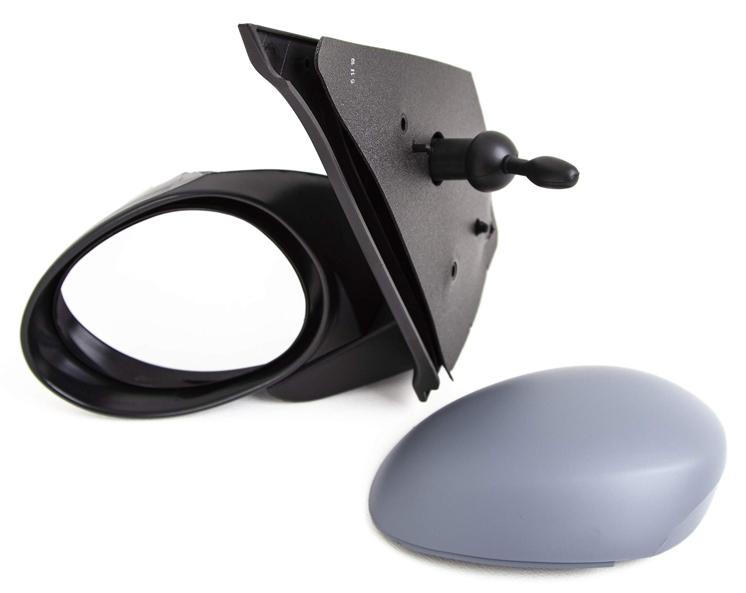 TVP Trade Vehicle Parts.co.ukCompatible With Door Wing Mirror Manual Primed N/S Left Citroen C1 2005-2014