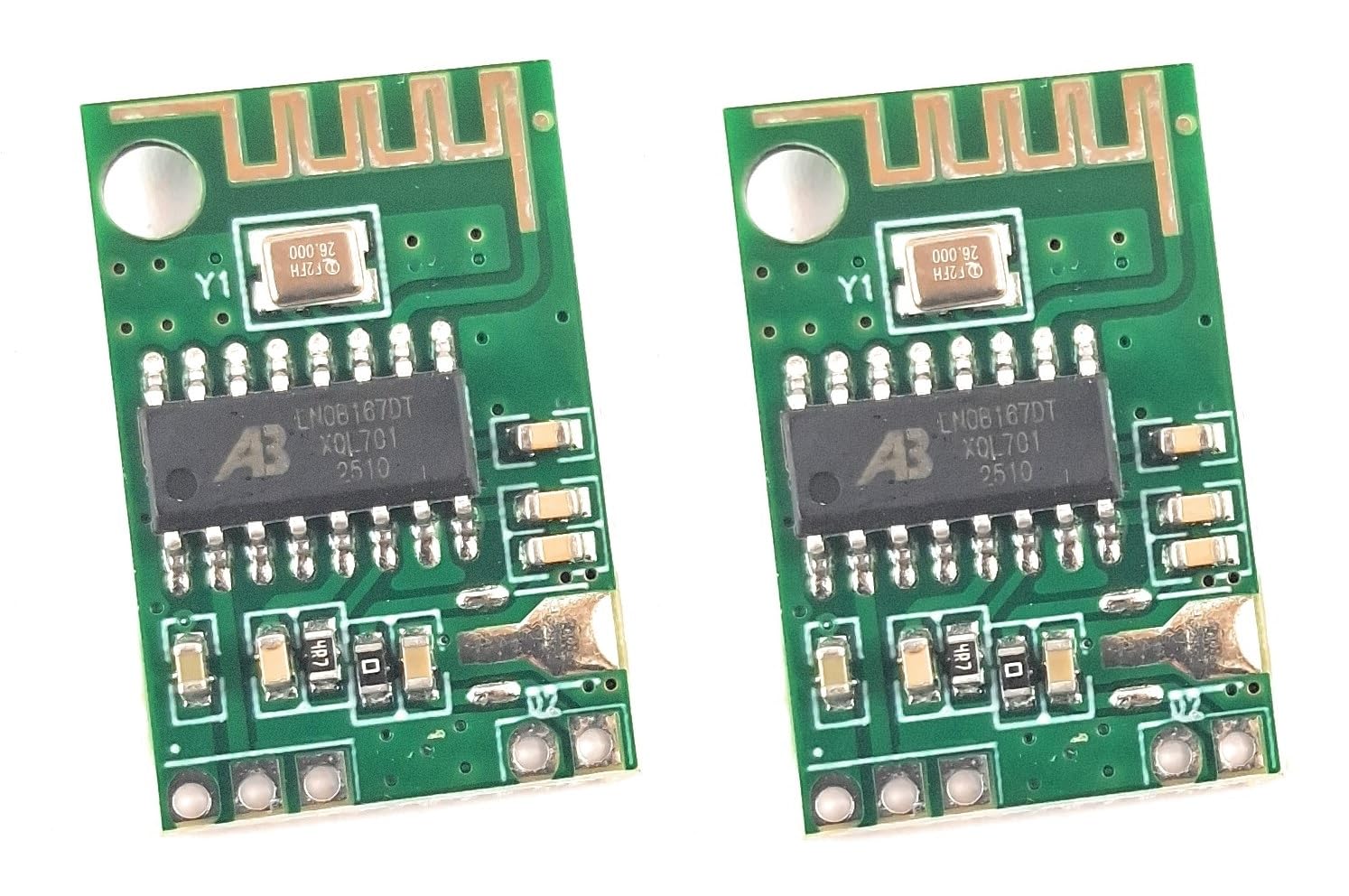 sme 2 pics 3v to 5v dc bluetooth 5.0 high gain audio receiver module board