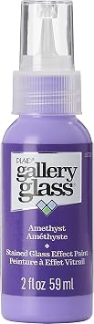 Gallery Glass, Amethyst Stained Glass 2 fl oz Brilliant Smooth Finish Paint, Perfect for Easy to Apply DIY Arts and Crafts, 19706