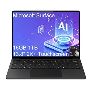 Microsoft Surface Laptop 7 AI Copilot+ PC for Business (13.8" 2K+ Touchscreen, Snapdragon X Plus (> Intel i7-1355U), 16GB DDR5, 1TB SSD), 20-Hr Long Battery Life, IR Webcam, Wi-Fi 7, Windows 11, Black - Amazon product rated Grade A
