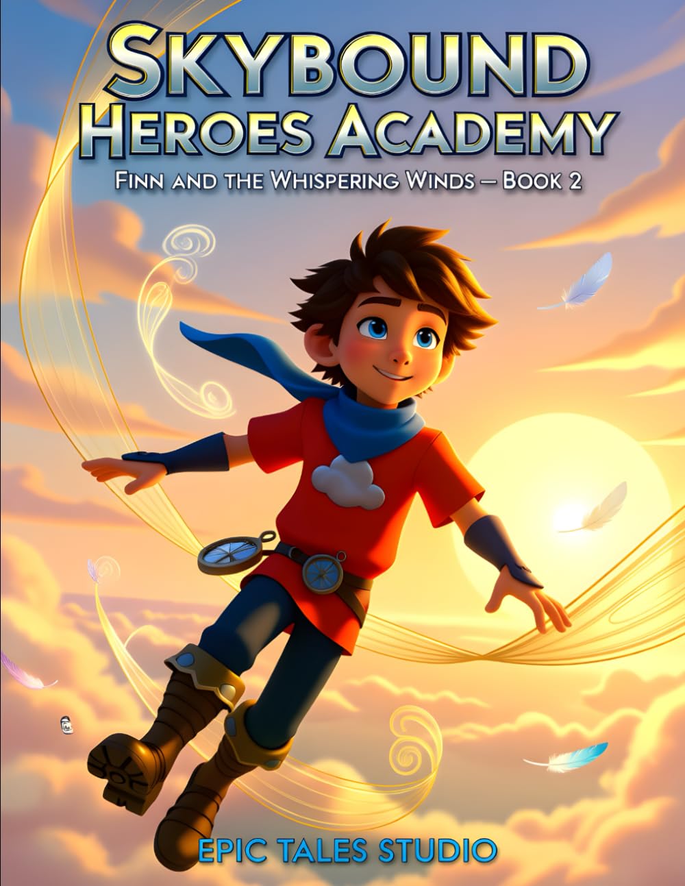 Skybound Heroes Academy: Finn and the Whispering Winds – Book 2: Listening to the Wind Unlocks a New Power