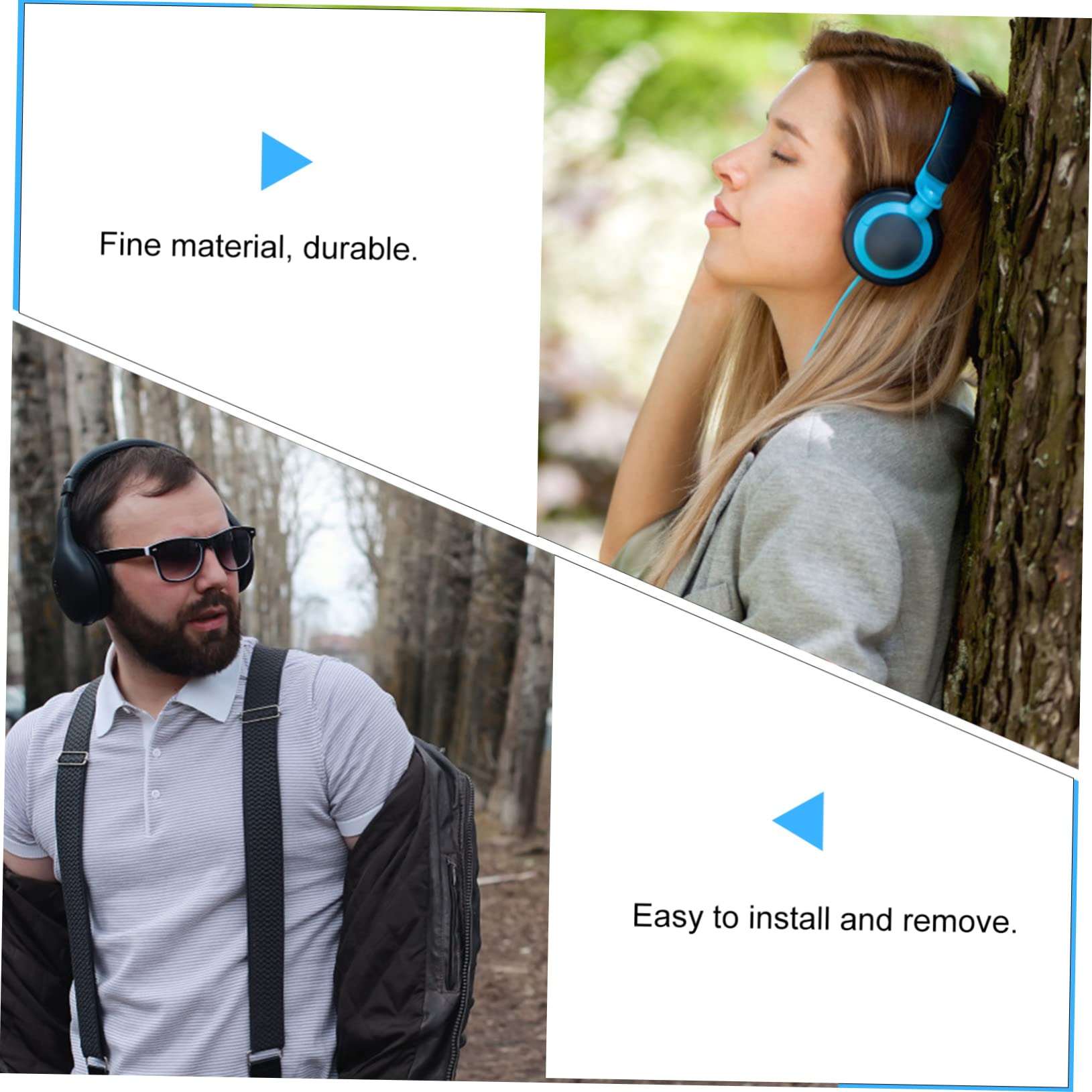 6 Set Cuscinetti Ricambio Auricolari Morbidi Spugna Copriauricolari Per Cuffie Comfort Elevato E Durata Prolungata Per Uso Quotidiano 30 Pezzi*6