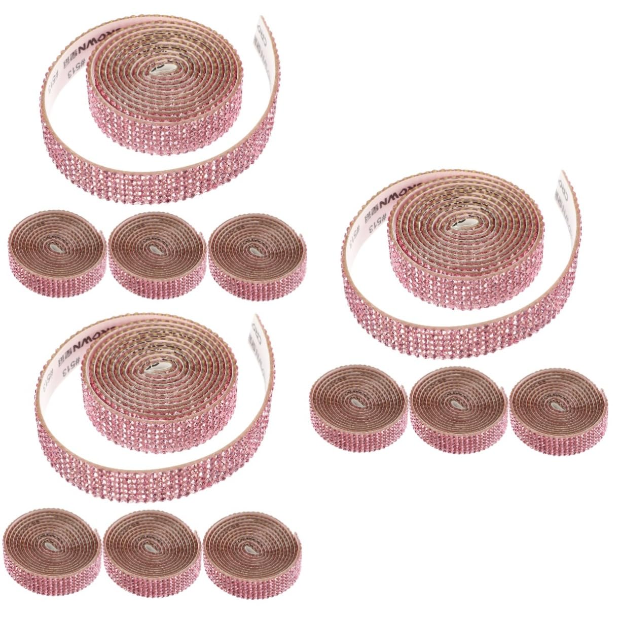 Appliques dorées haut de gamme Gadpiparty ruban strass autocollant pour robe festive