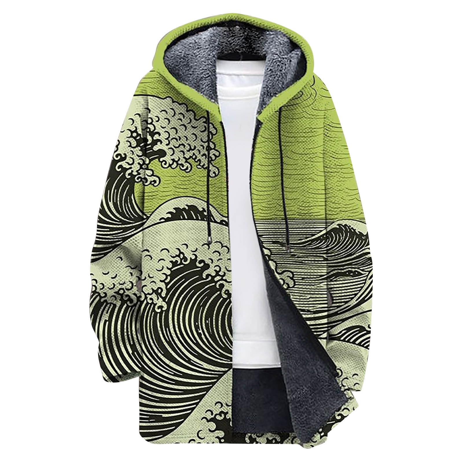 Blouson de travail bûcheron matelassé avec col revers chaud - 4