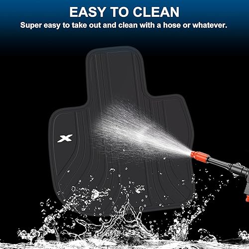 Miniatura 6 de San Auto Tapete de piso de coche para BMW Serie 34, ajuste personalizado F30 F31 F32 F33 F36 320i 328i 335i 2012-2013-2014-2015-2016-2017-2018 Juego