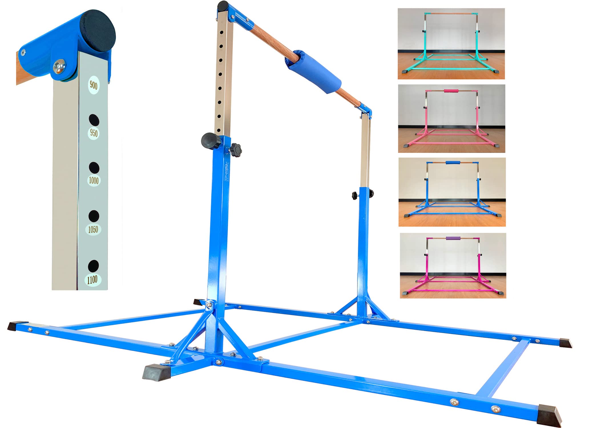 Buy MARFULA Adjustable Gymnastics Bar Horizontal Bar Portable Kip Bar