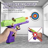 Vista 4 de Toy Gun Pistol,Toy Guns with Shell Ejecting, Mechanical Automatic Toy Guns for Boys - Sturdy Toy Gun Gift Box， Gift Box for Christmas Birthday for