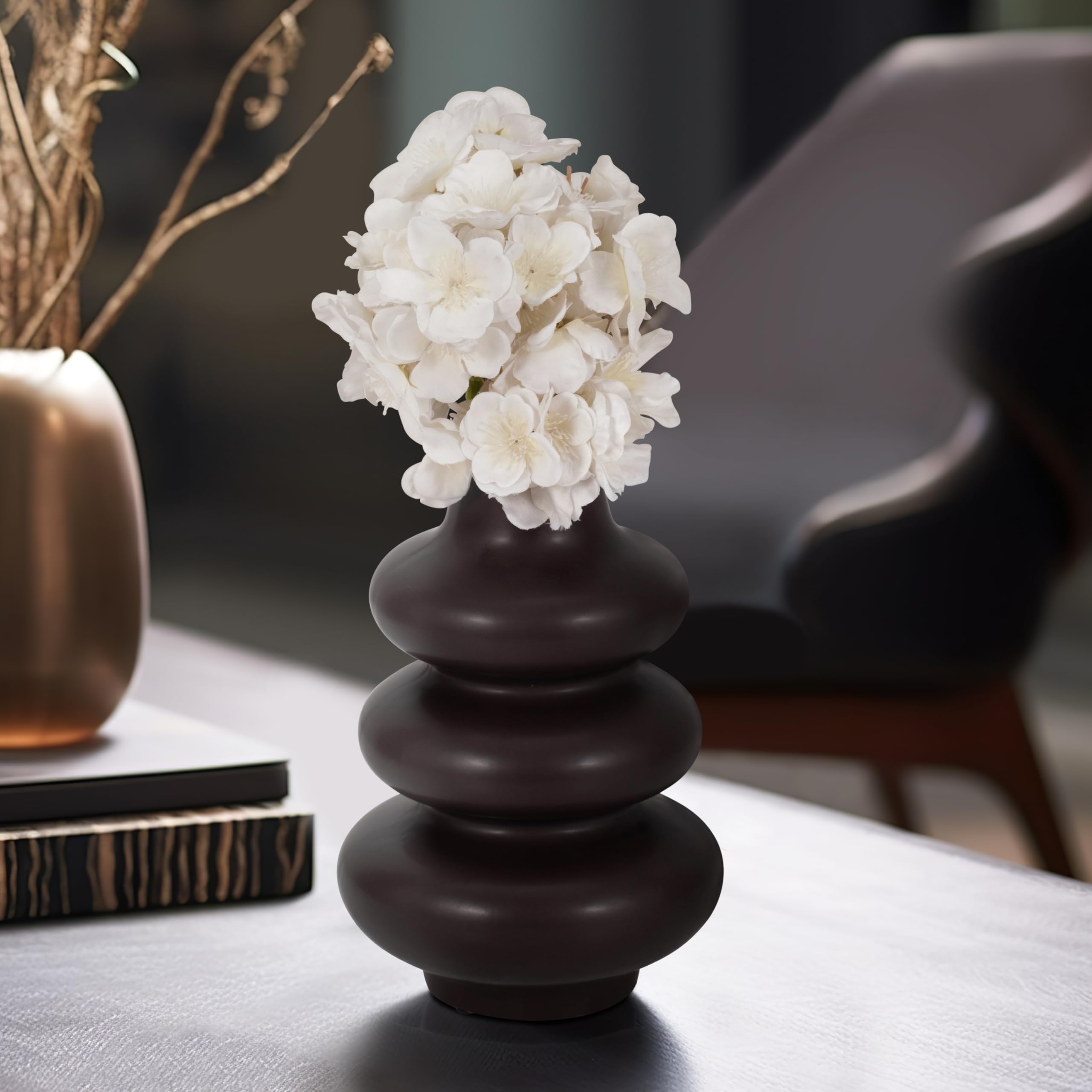  Bless This  置物 Amazon.com: Sagebrook Home Stoneware Decorative Vase - Modern