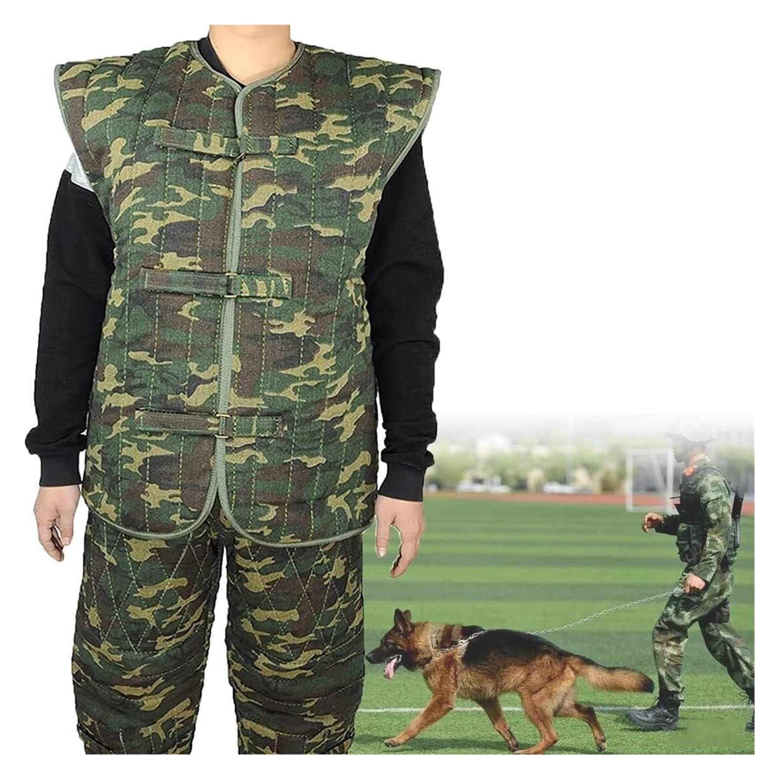 DXYOYONGMZ Professional Dog Bite Sleeves Suit, Training Dog ??Protective Clothing, Large Body Protection Police Dog Training Bite Suit Jacket