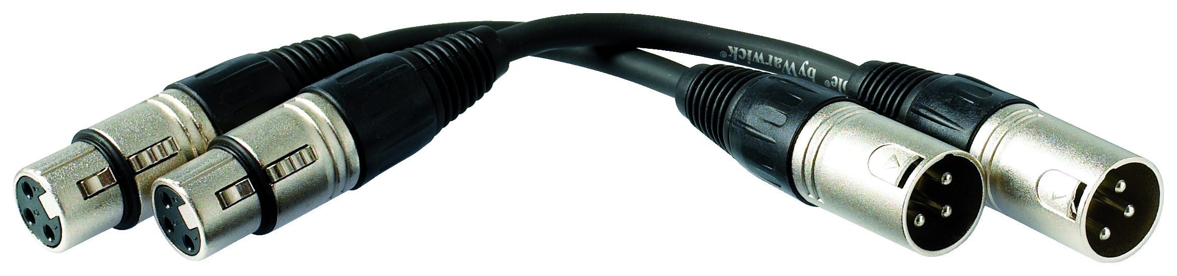 RockCable RCL 30150 D6 Patch Cable XLR(F) - XLR(M) 15 cm