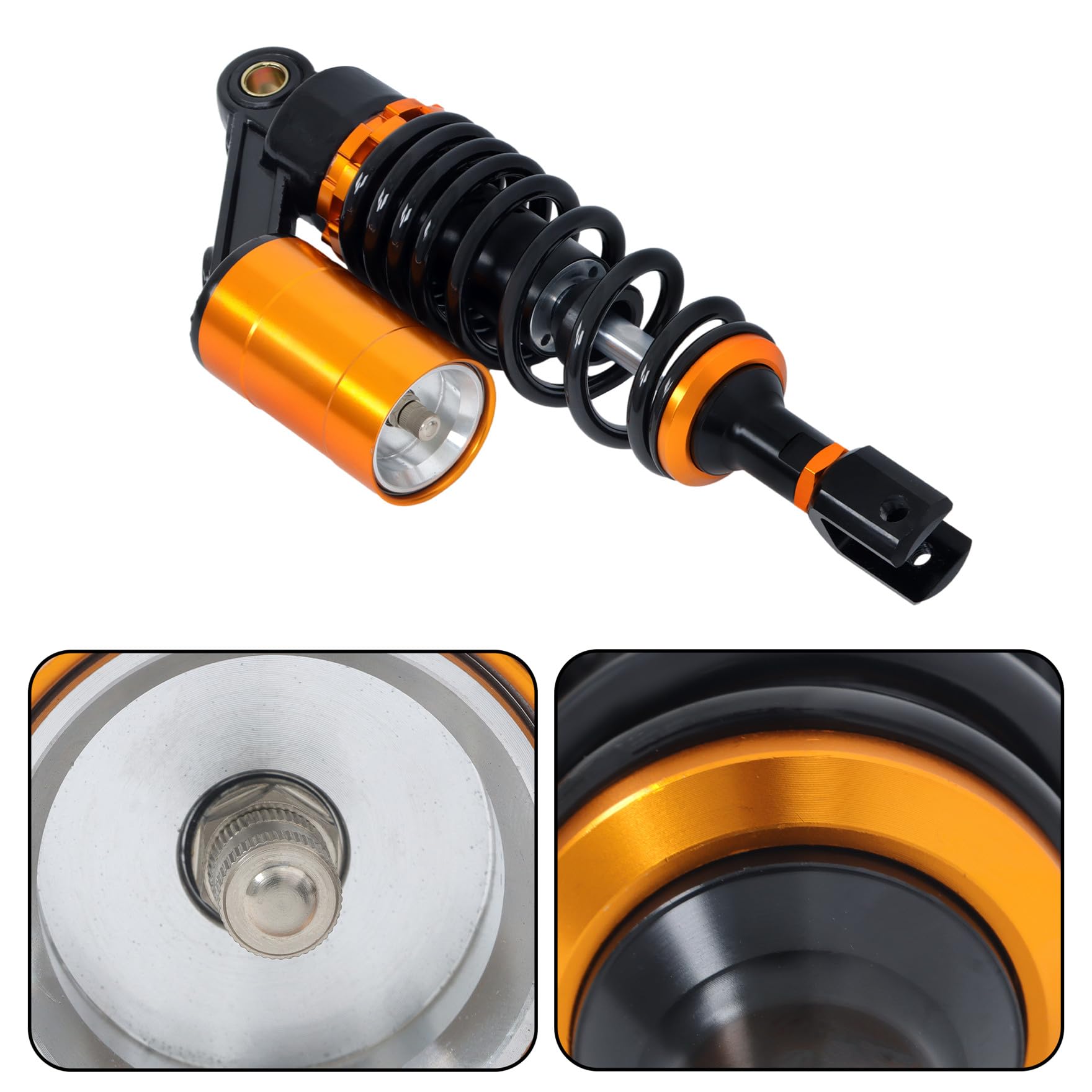 waltyotur Ammortizzatore di sospensione posteriore regolabile per moto, 280 mm, 11 pollici, ricambio per Honda Yamaha Scooter 50cc 70cc